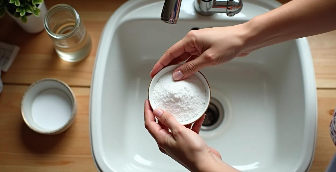Ingrédients naturels pour déboucher les canalisations de façon écologique